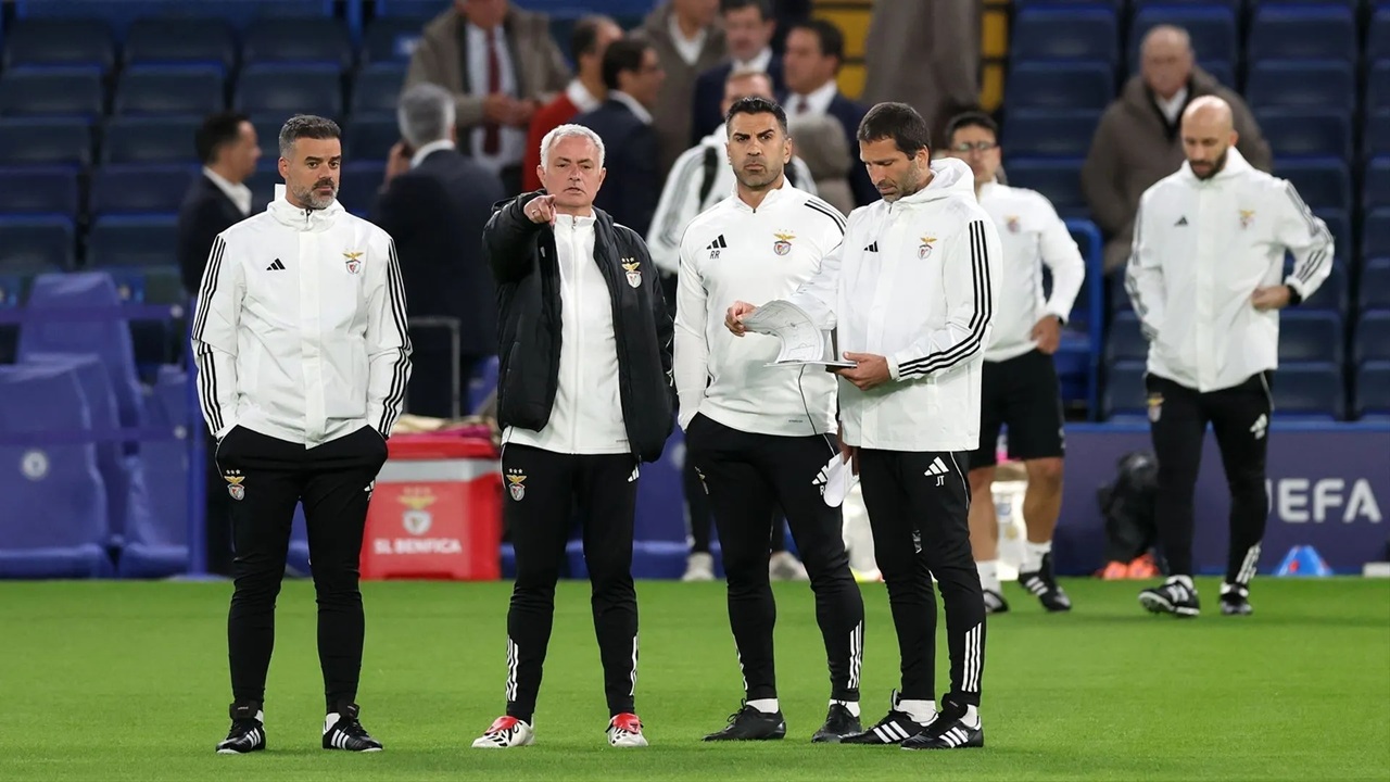 El cuerpo técnico de ;ourino en su regreso al Real Madrid